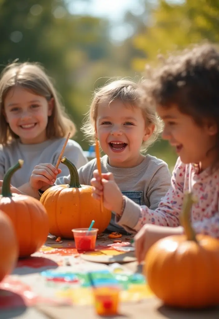Kid friendly pumpkin carving ideas with friends and other kids.