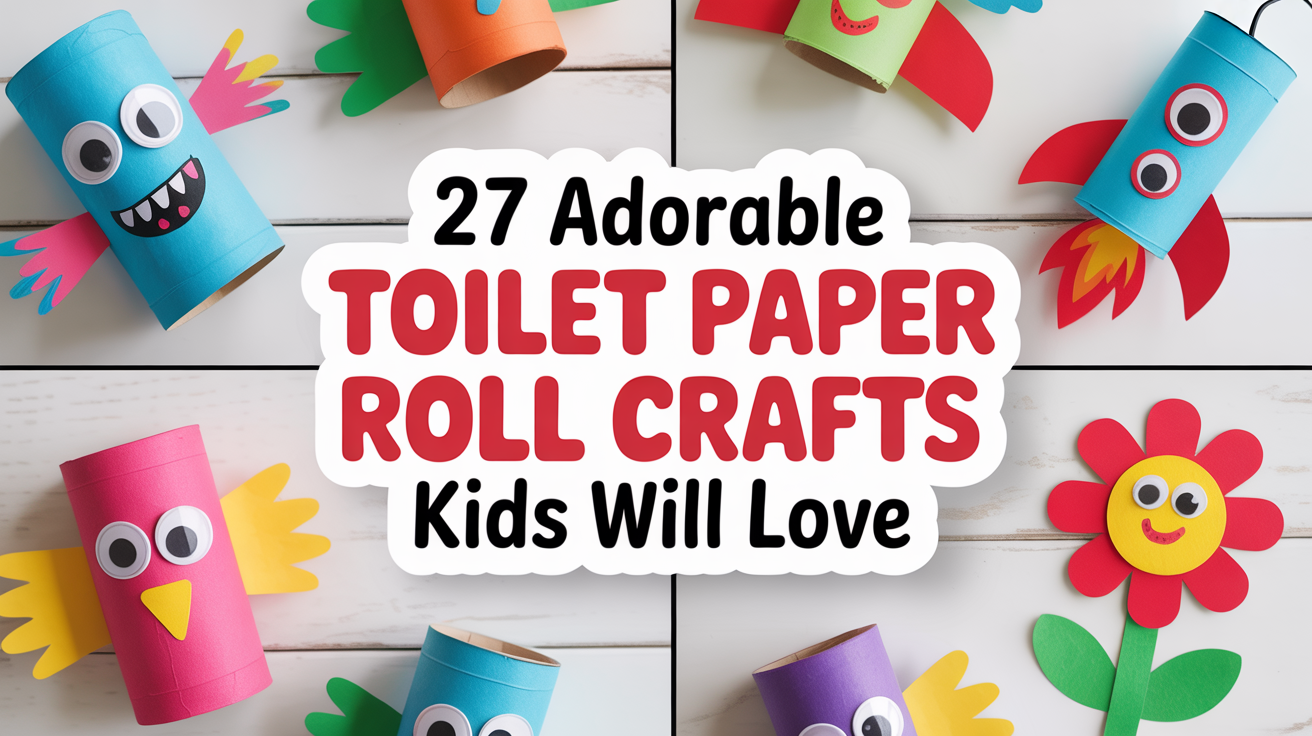 27 Adorable Toilet Paper Roll Crafts Kids Will Love