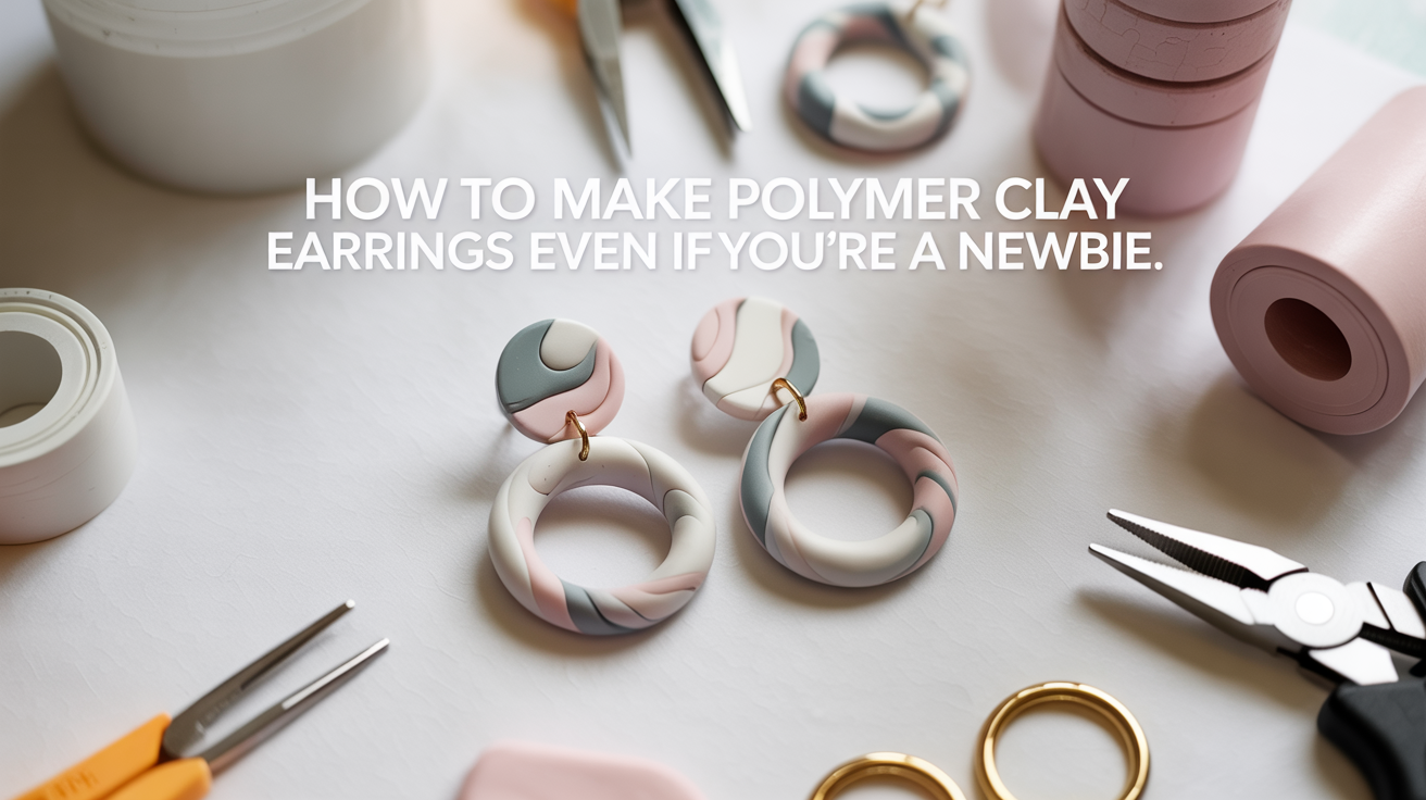 How to Make Polymer Clay Earrings Even If You’re a Newbie