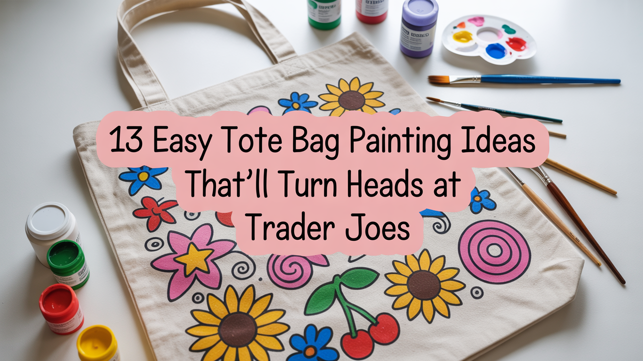 15 Easy Tote Bag Painting Ideas That’ll Turn Heads at Trader Joe’s